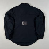 Stone Island - Garment Dyed 1/2 Zip Overshirt Black