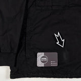 Stone Island - Garment Dyed 1/2 Zip Overshirt Black