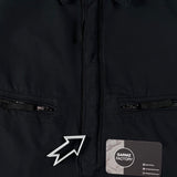 Stone Island - Garment Dyed 1/2 Zip Overshirt Black
