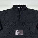 Stone Island - Garment Dyed 1/2 Zip Smock Black