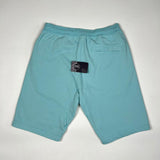 Stone Island - Garment Dyed Compass Logo Shorts Blue