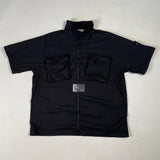 Stone Island - Garment Dyed Convertible Overshirt Black