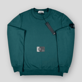 Stone Island - Garment Dyed Crewneck Jumper Green