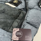 Stone Island - Garment Dyed Crinkle Reps NY Down Gilet With Dust Colour Frost Finish Grey/Blue