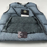 Stone Island - Garment Dyed Crinkle Reps NY Down Gilet With Dust Colour Frost Finish Grey/Blue