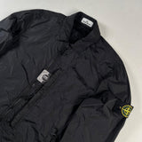 Stone Island - Garment Dyed Crinkle Reps NY Overshirt Black