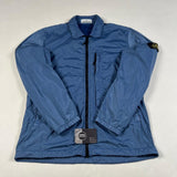 Stone Island - Garment Dyed Crinkle Reps NY Overshirt Blue