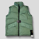 Stone Island - Garment Dyed Crinkle Reps R-NY Down Gilet Green