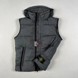 stone Island - Garment Dyed Down Gilet Grey