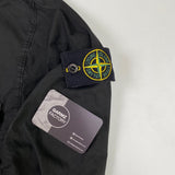 Stone Island - Garment Dyed Half Zip Overshirt Black
