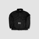 Stone Island - Garment Dyed Half Zip Overshirt Black
