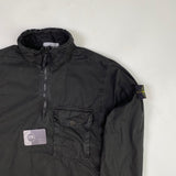 Stone Island - Garment Dyed Half Zip Overshirt Black