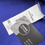 Stone Island - Garment Dyed Hoody Blue