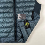Stone Island - Garment Dyed Micro Yarn Down Gilet Teal