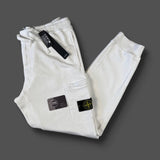 Stone Island - Garment Dyed Pocket Joggers White