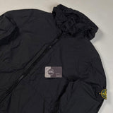 Stone Island - Garment Dyed Poplin Hooded Jacket Black
