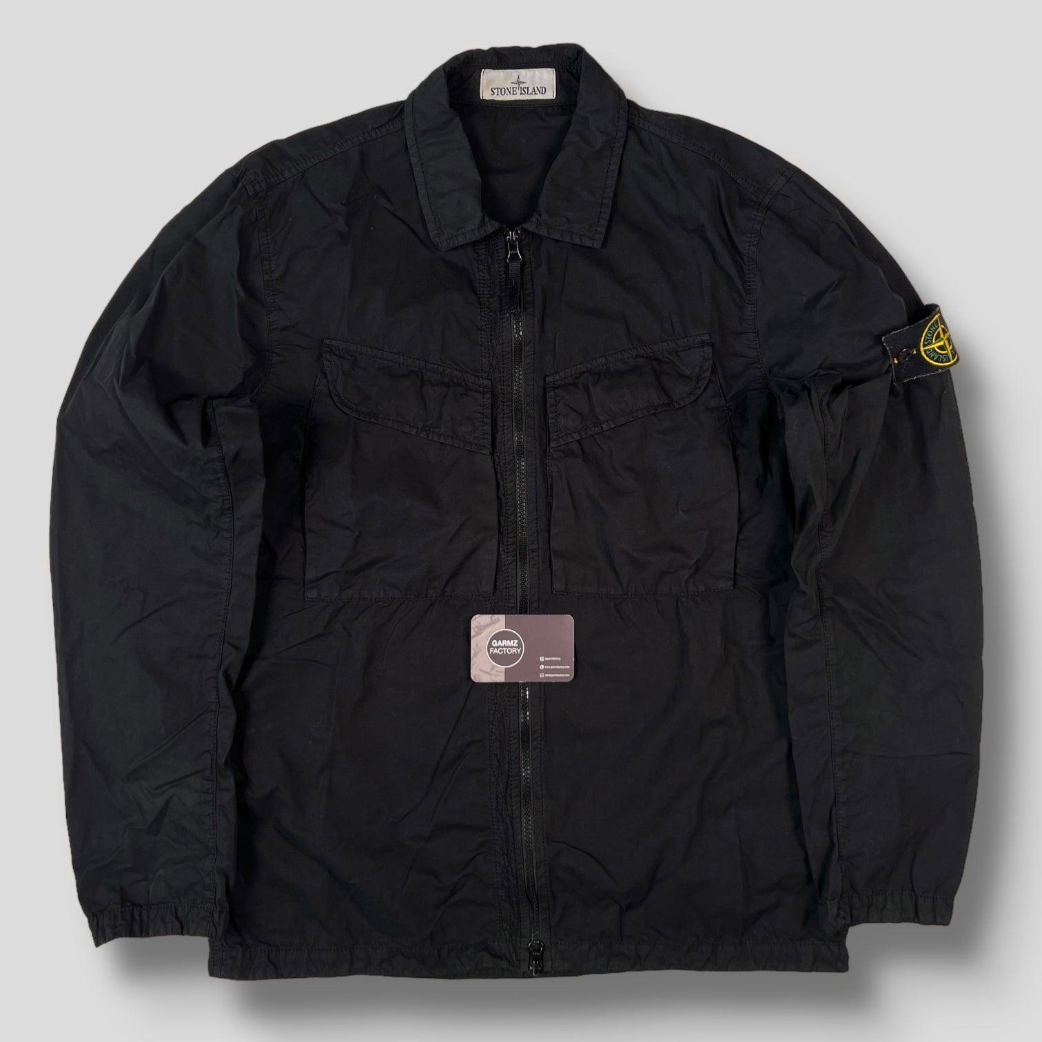 Stone Island Garment Dyed Wash Overshirt Black – Garmz Factory