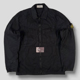 Stone Island - Garment Dyed Wash Overshirt Black