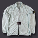 Stone Island - Garment Dyed Wash Overshirt Light Blue