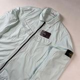 Stone Island - Garment Dyed Wash Overshirt Light Blue