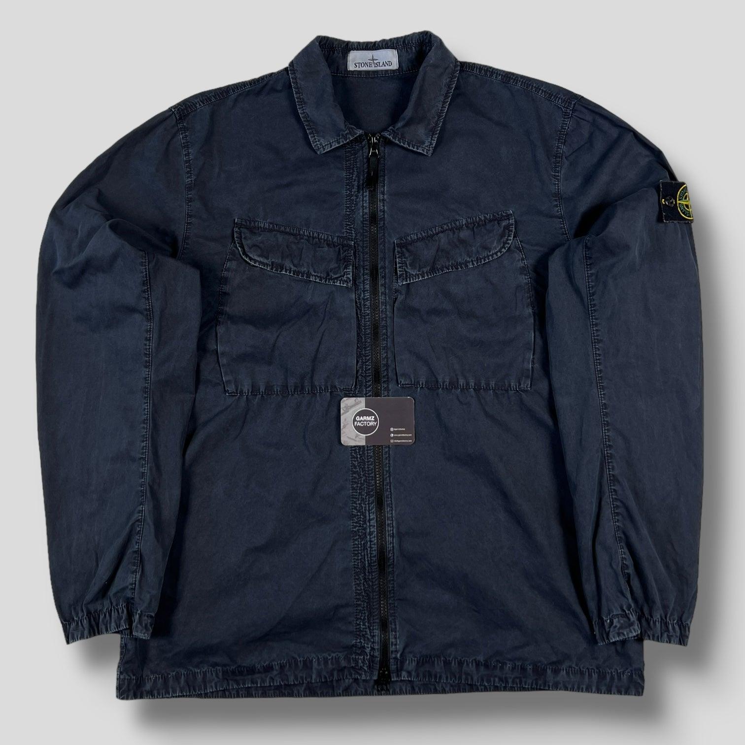 Stone Island Garment Dyed Wash Overshirt Navy – Garmz Factory Stone Island Garment Dyed Wash Overshirt Navy – Garmz Factory