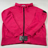 Stone Island - Garment Dyed Zip Hooded Jumper Pink