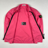 Stone Island - Garment Dyed Zip Overshirt Pink