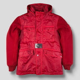 Stone Island - Ghost Panno Tinto Mussola Gommata Jacket Red