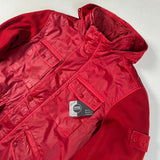 Stone Island - Ghost Panno Tinto Mussola Gommata Jacket Red