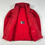 Stone Island - Ghost Panno Tinto Mussola Gommata Jacket Red