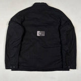 Stone Island - ghost zip overshirt black