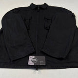 Stone Island - ghost zip overshirt black