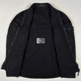 Stone Island - ghost zip overshirt black