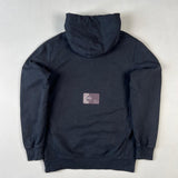 Stone Island - Graphic Print Hooded Sweatshirt Black