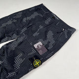 Stone Island - Grid Check Camo Cargo Trousers Black