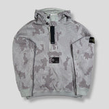 Stone Island - Grid Check Camo Sweatshirt Grey