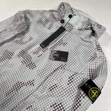 Stone Island - Grid Check Camo Sweatshirt Grey
