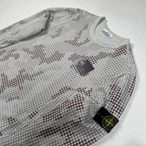 Stone Island - Grid Check Camo Sweatshirt Grey