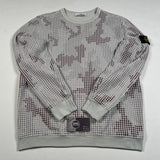 Stone Island - Grid Check Camo Sweatshirt Grey