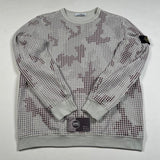 Stone Island - Grid Check Camo Sweatshirt Grey