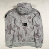 Stone Island - Grid Check Camo Sweatshirt Grey
