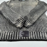 Stone Island - Hand Corrosion Cable Knit Jumper Black