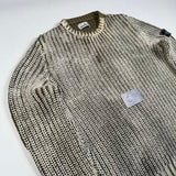 Stone Island - Hand Corrosion Cable Knit Jumper Khaki
