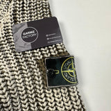 Stone Island - Hand Corrosion Cable Knit Jumper Khaki