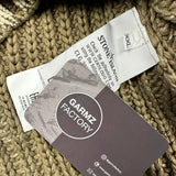 Stone Island - Hand Corrosion Cable Knit Jumper Khaki