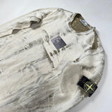 Stone Island - Hand Corrosion Crewneck Sweatshirt Cream