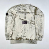 Stone Island - Hand Corrosion Crewneck Sweatshirt Cream