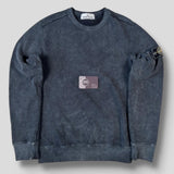 Stone Island - Hand Corrosion Sweatshirt Blue