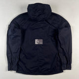 Stone Island - Hooded Button Overshirt Navy