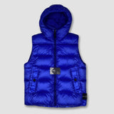 Stone Island - Hooded Down Gilet Blue